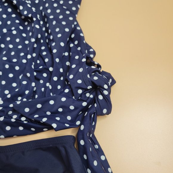 FULLFITALL Women's Plus Size Tankini Swimsuits Two Piece Bathing Suits size 14 - Picture 6 of 16